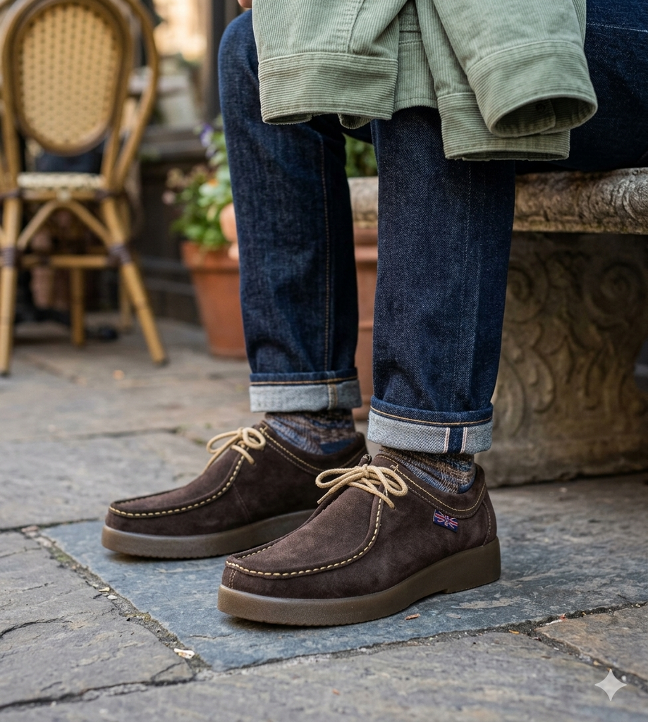 Zapato de Cuero Casual Café Thamrin London Adixt – Komo2