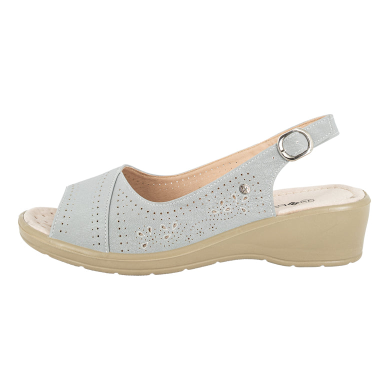 Sandalia Confort Ajustable Emi Celeste Passer