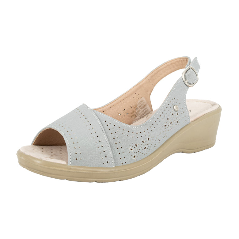 Sandalia Confort Ajustable Emi Celeste Passer