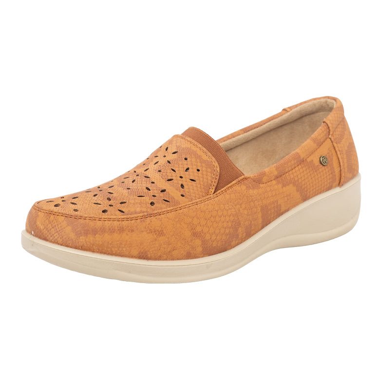 Mocasín Casual Confort con Elástico Hebei Caramelo Passer