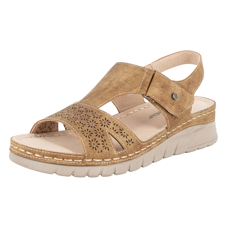 Sandalia Confort Ajustable Selim Café Passer