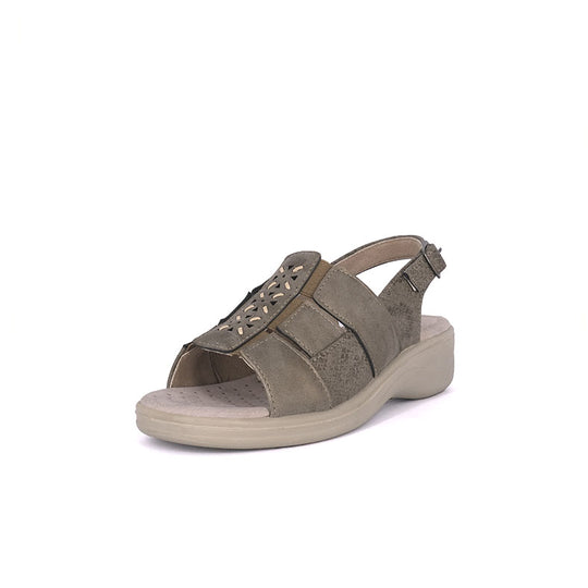 Sandalia Naranjo Taupe Passer