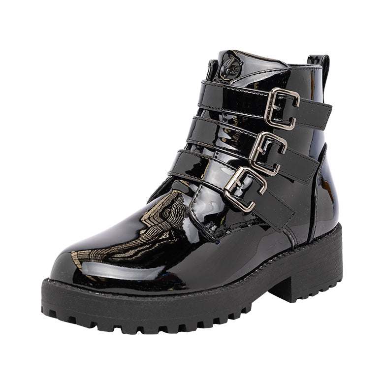 Botin Yeni Negro Charol Bamboo