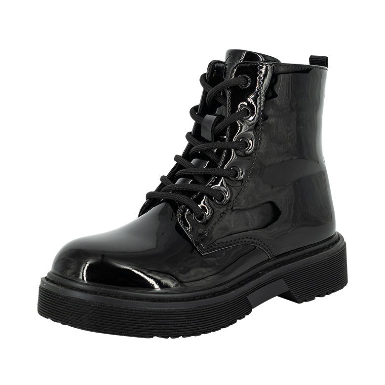 Botin Min Negro Bamboo