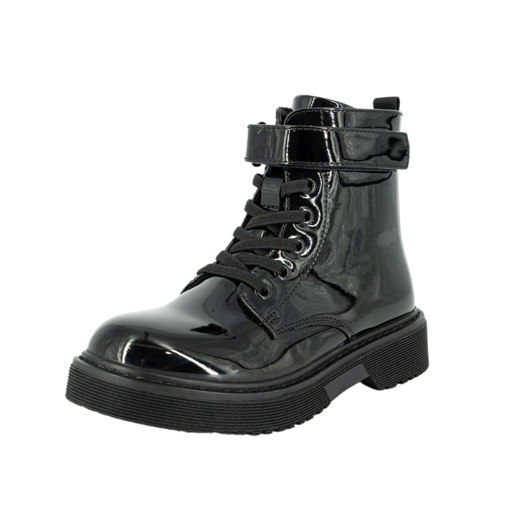 Botin Danica Negro Charol Bamboo
