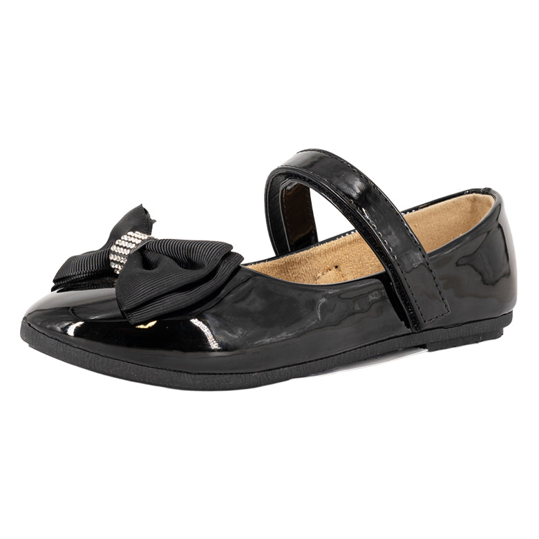 Ballerina Fiesta Negro Charol Bamboo