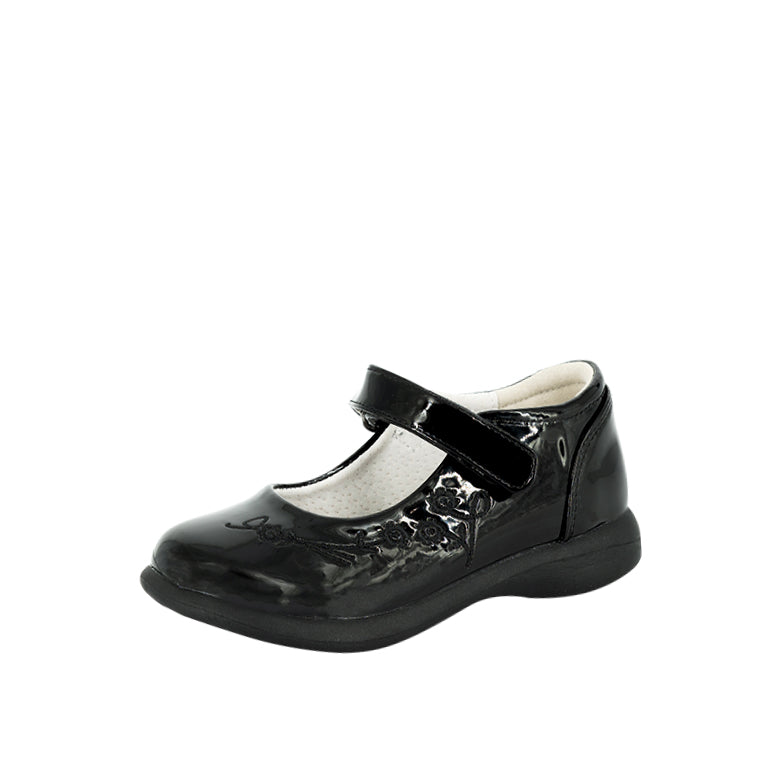 Zapato Cueca Nemésis Negro Charol Bamboo