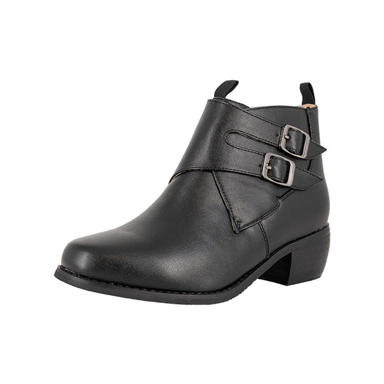 Zapato Cueca Infantil Negro UNS