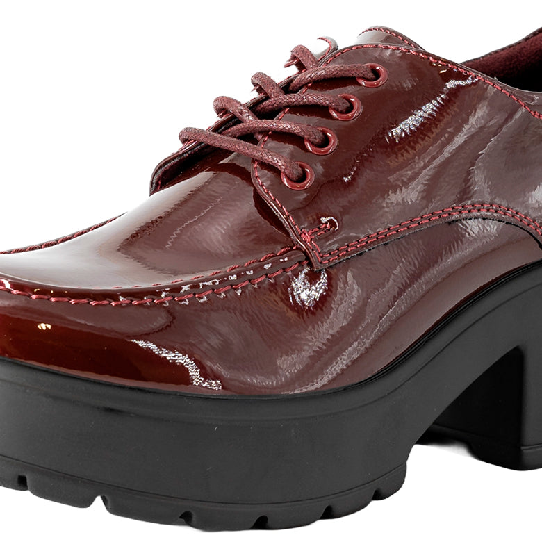 Mocasin Loan Burdeo Charol Alquimia