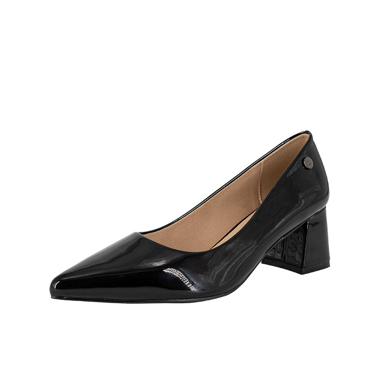 Zapato Formal Katia Negro Charol Alquimia