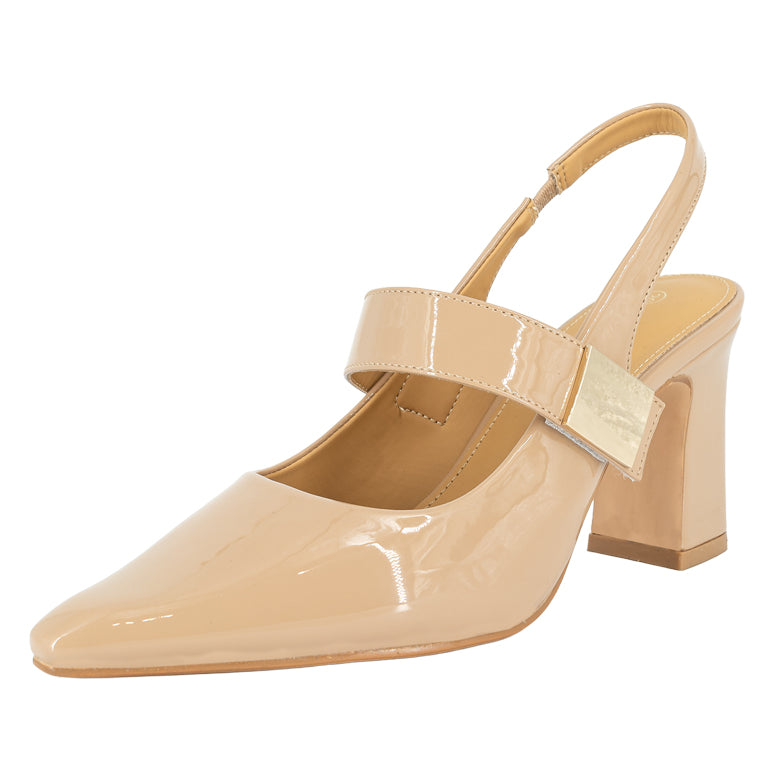 Zapato Glam Beige Charol Alquimia