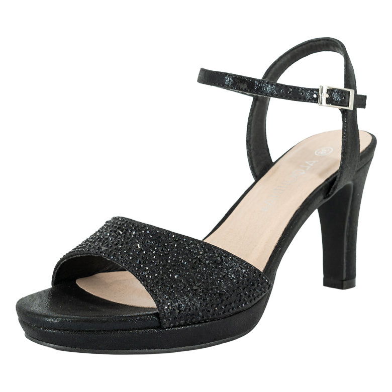 Sandalia de Vestir Aris Negro Alquimia