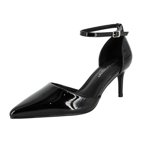 Zapato Formal Stiletto Negro Alquimia
