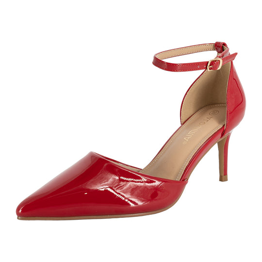 Zapato Formal Stiletto Rojo Alquimia