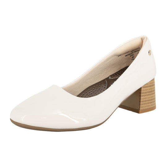 Zapato Tacón Bloque Suzi Hueso Alquimia