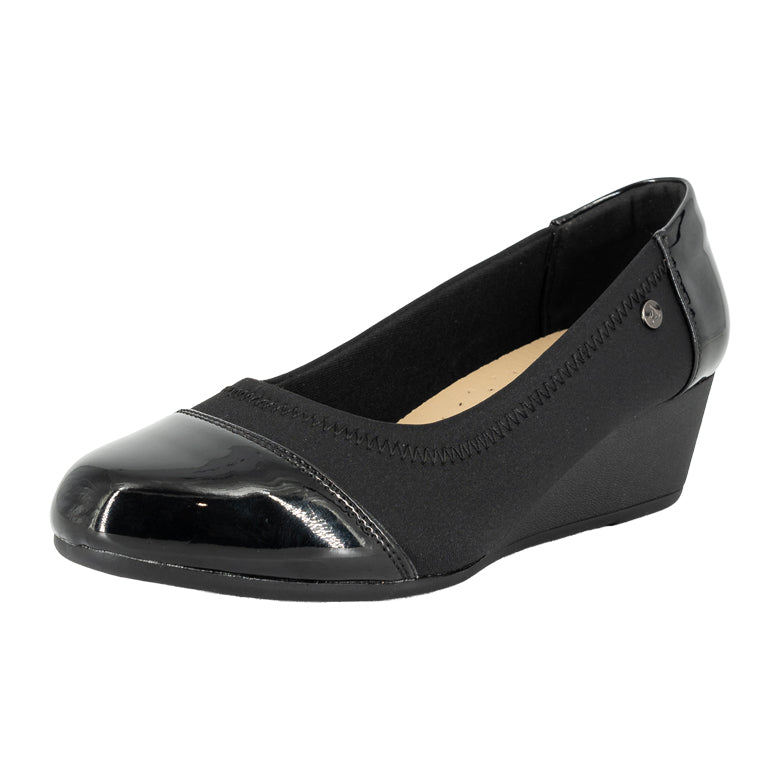 Zapato con Taco Chino Fanti Negro Alquimia