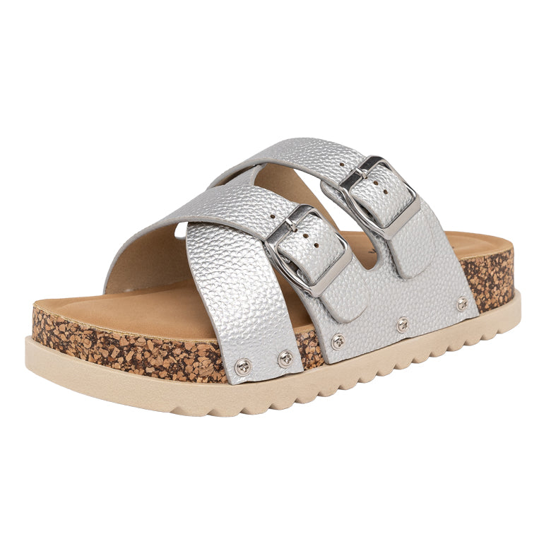 Sandalia Tiluh Plateado Alquimia