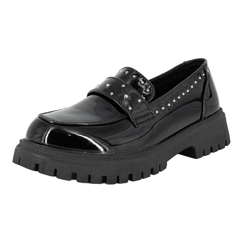 Mocasín Chunky Bree Negro Alquimia