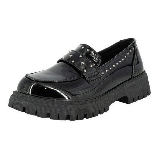 Mocasín Chunky Bree Negro Alquimia
