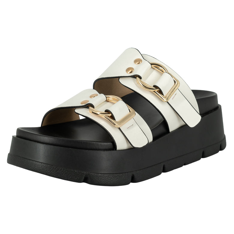 Sandalia Plataforma Kams Blanco Alquimia