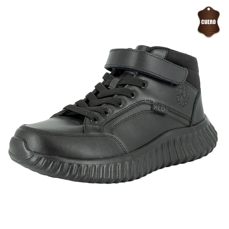 Zapatilla Escolar Bou Negro Alquimia
