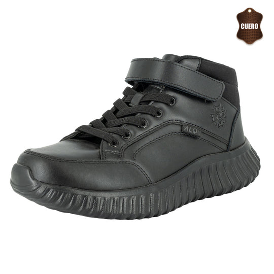 Zapatilla Escolar Bou Negro Alquimia