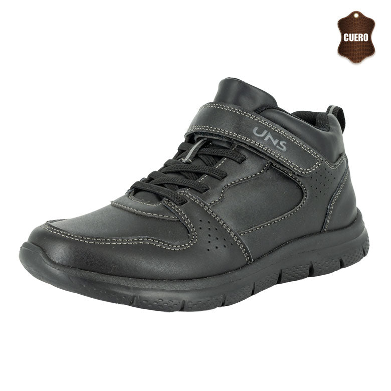 Zapatilla Escolar Dalt Negro UNS