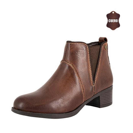 Botin de Cuero Lady Café Alquimia
