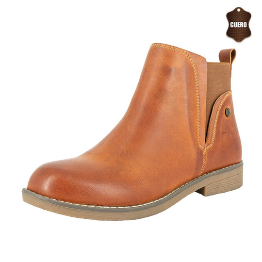Botin de Cuero Doret Caramelo Alquimia