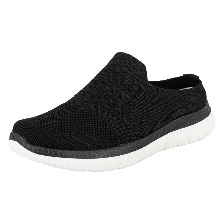 Zapatilla sin Talón Xena Negro Alquimia