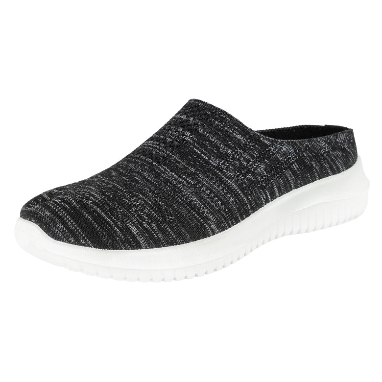 Zapatilla sin Talón Eliza Negro Alquimia