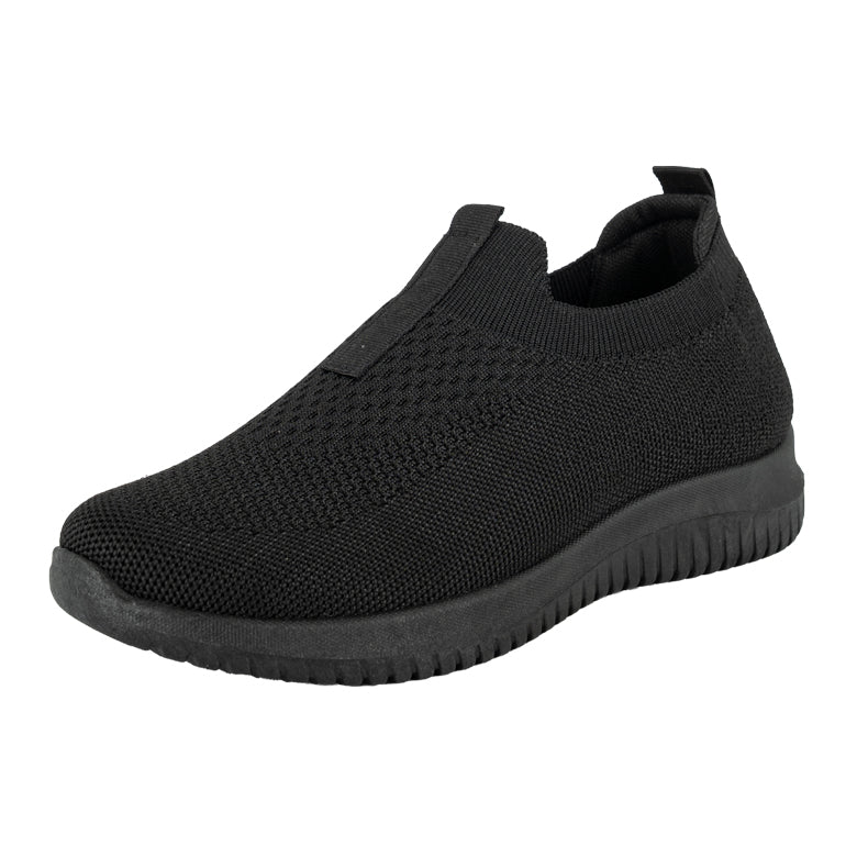 Zapatilla de Tela Elástica Wadi Full Negro Alquimia