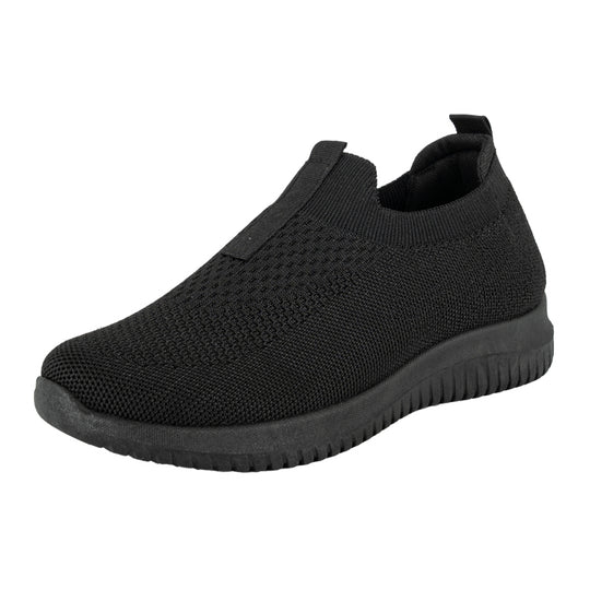 Zapatilla de Tela Elástica Wadi Full Negro Alquimia