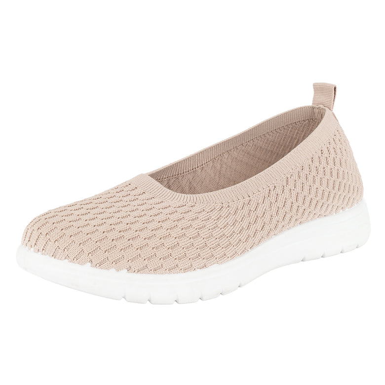 Zapatilla Ballerina Deportiva Seri Beige Alquimia