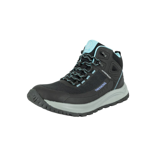Botin Outdoor Waterproof Rosal Negro Alquimia