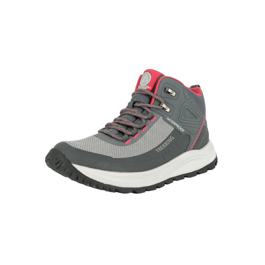 Botin Outdoor Waterproof Rosal Gris Alquimia