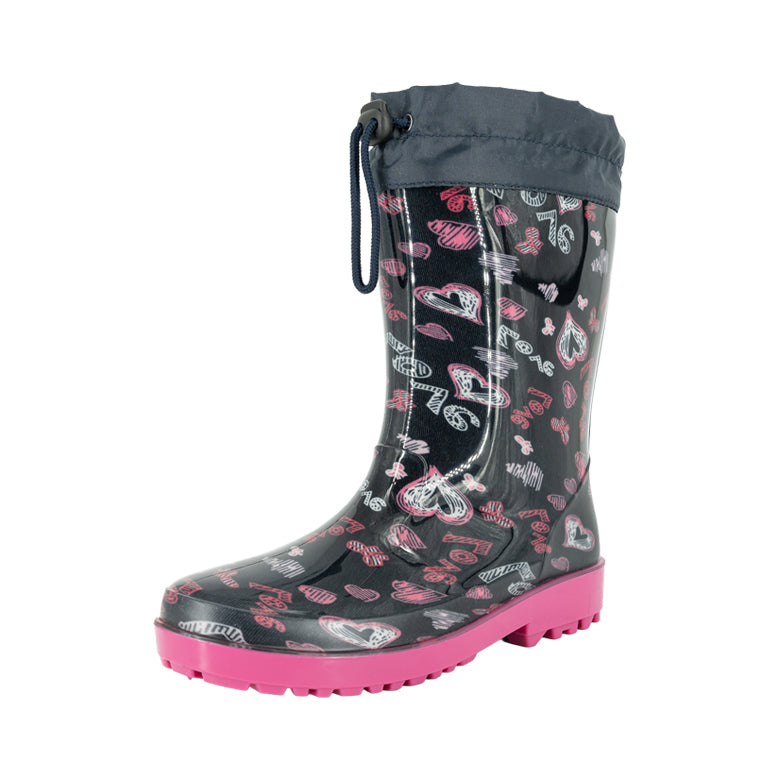 Bota de Agua con Polar Mica Azul Bamboo