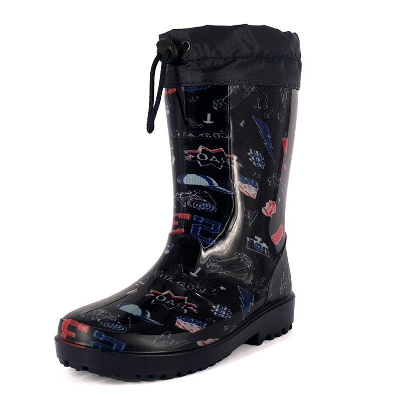 Bota de Agua con Polar Arana Azul Bamboo