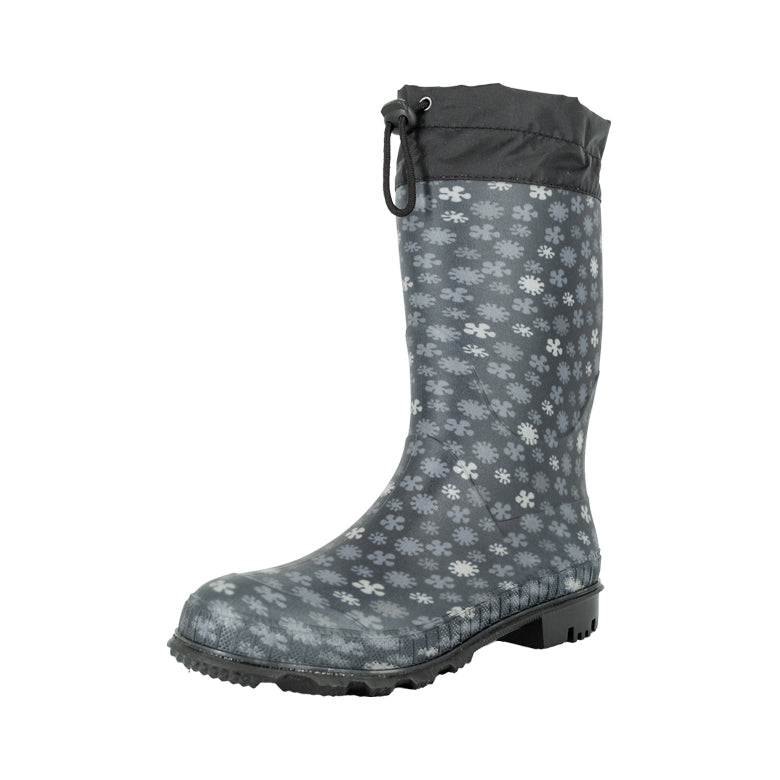 Bota de Agua con Polar Biela Copos Negro Alquimia
