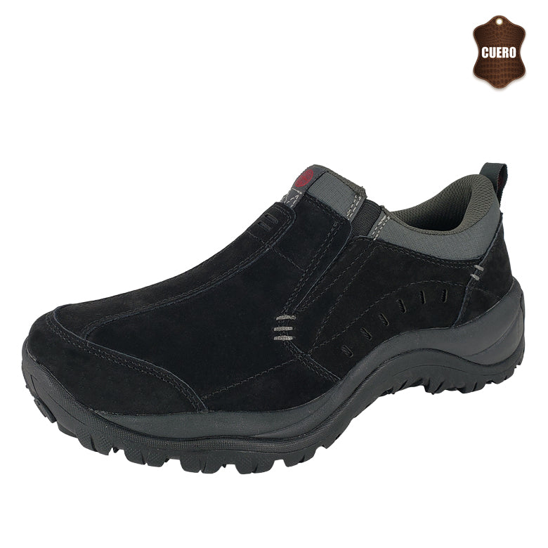 Zapato de Cuero Cedro Negro London Adixt