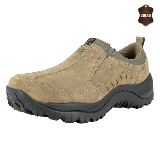 Zapato de Cuero Cedro Khaki London Adixt