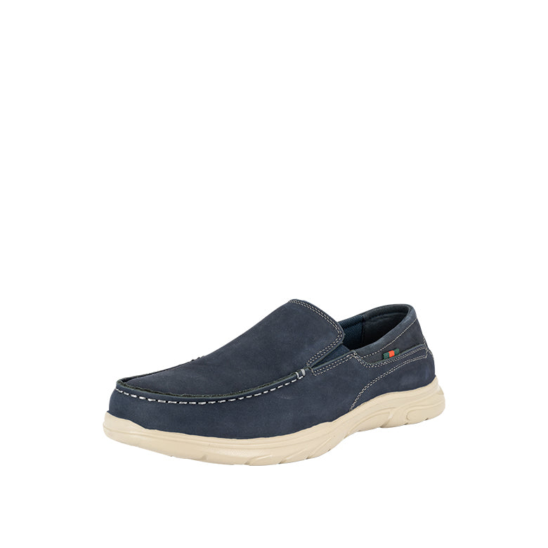 Mocasin de Cuero Pasu Azul London Adixt