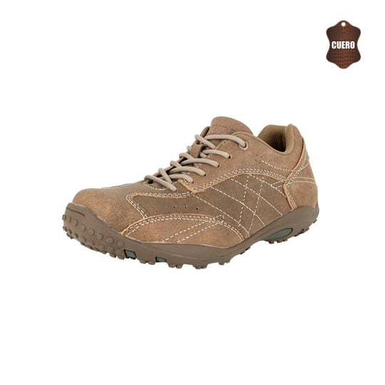 Zapato de Cuero Olivo Tostado London Adixt