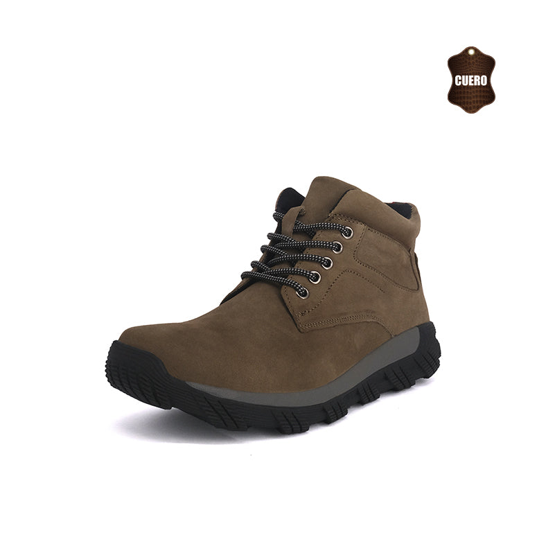 Botin de Cuero Metis Khaki London Adixt