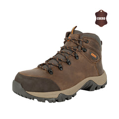 Botin con Punta de Acero Niger Café London Adixt