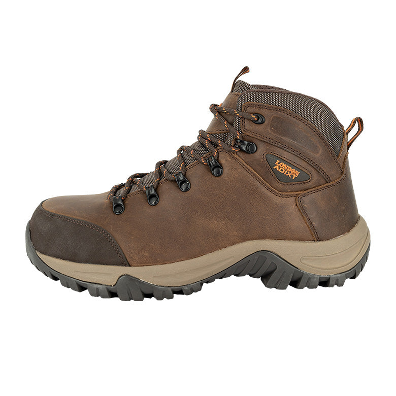 Botin con Punta de Acero Niger Café London Adixt