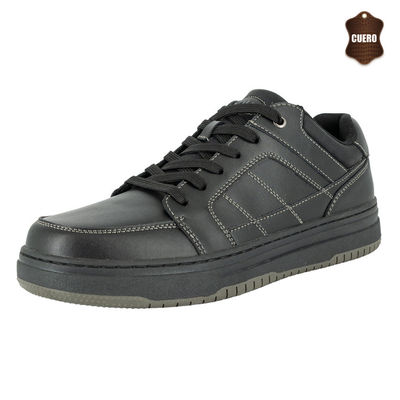 Zapatilla Escolar Baro Negro UNS