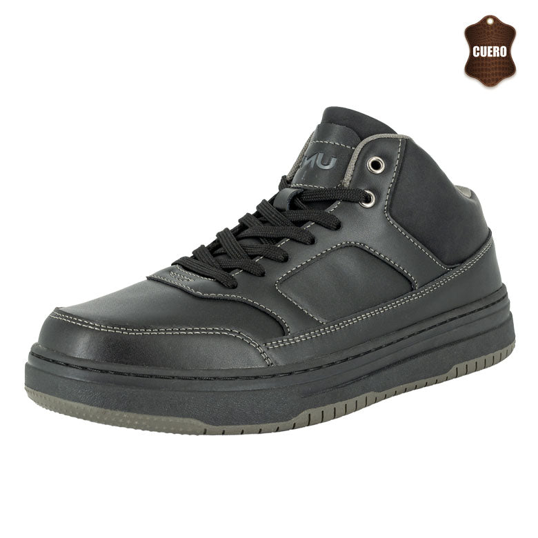 Zapatilla Escolar Coll Negro UNS